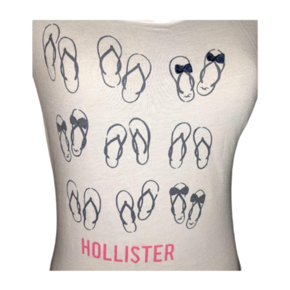 Hollister flip flop T-shirt size large - Picture 3 of 5
